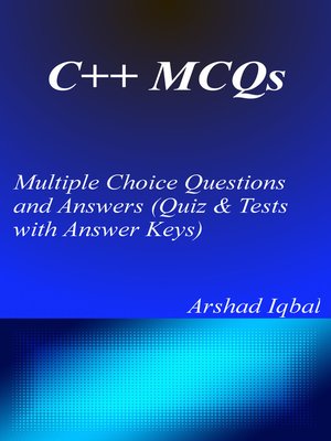 cover image of C++ Multiple Choice Questions and Answers (MCQs)